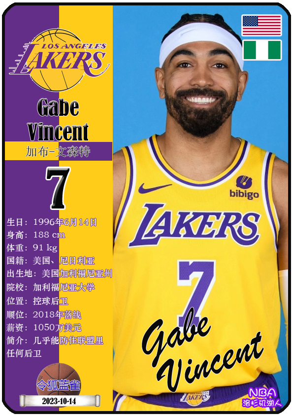 米兰体育:湖人队新赛季:文森特表示将提升篮板球保护的简单介绍 米兰体育:湖人队新赛季:文森特表示将提升篮板球保护的简单介绍